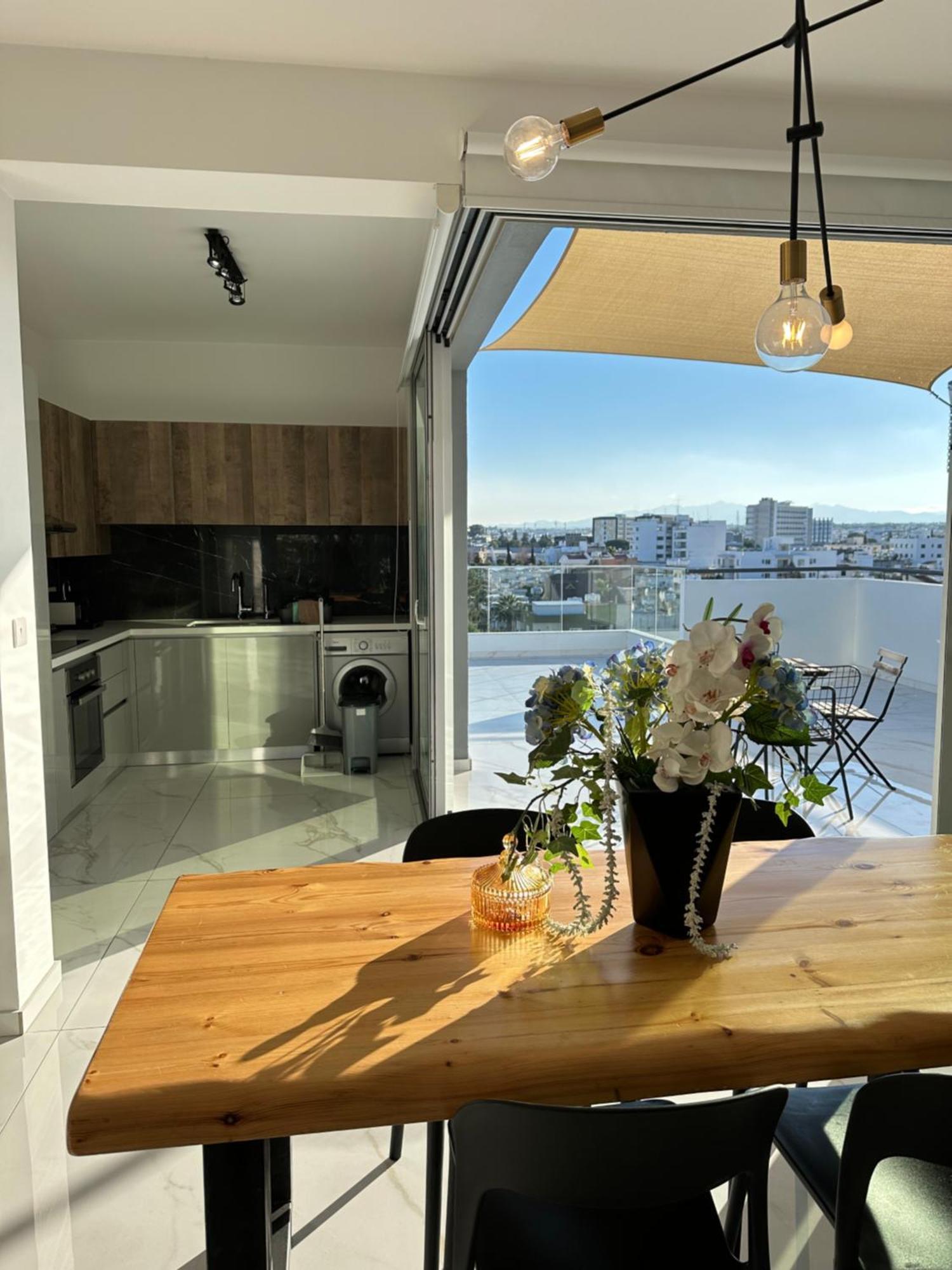 Luxury City Penthouse-Panoramic View-Near Unic Nikósie Exteriér fotografie