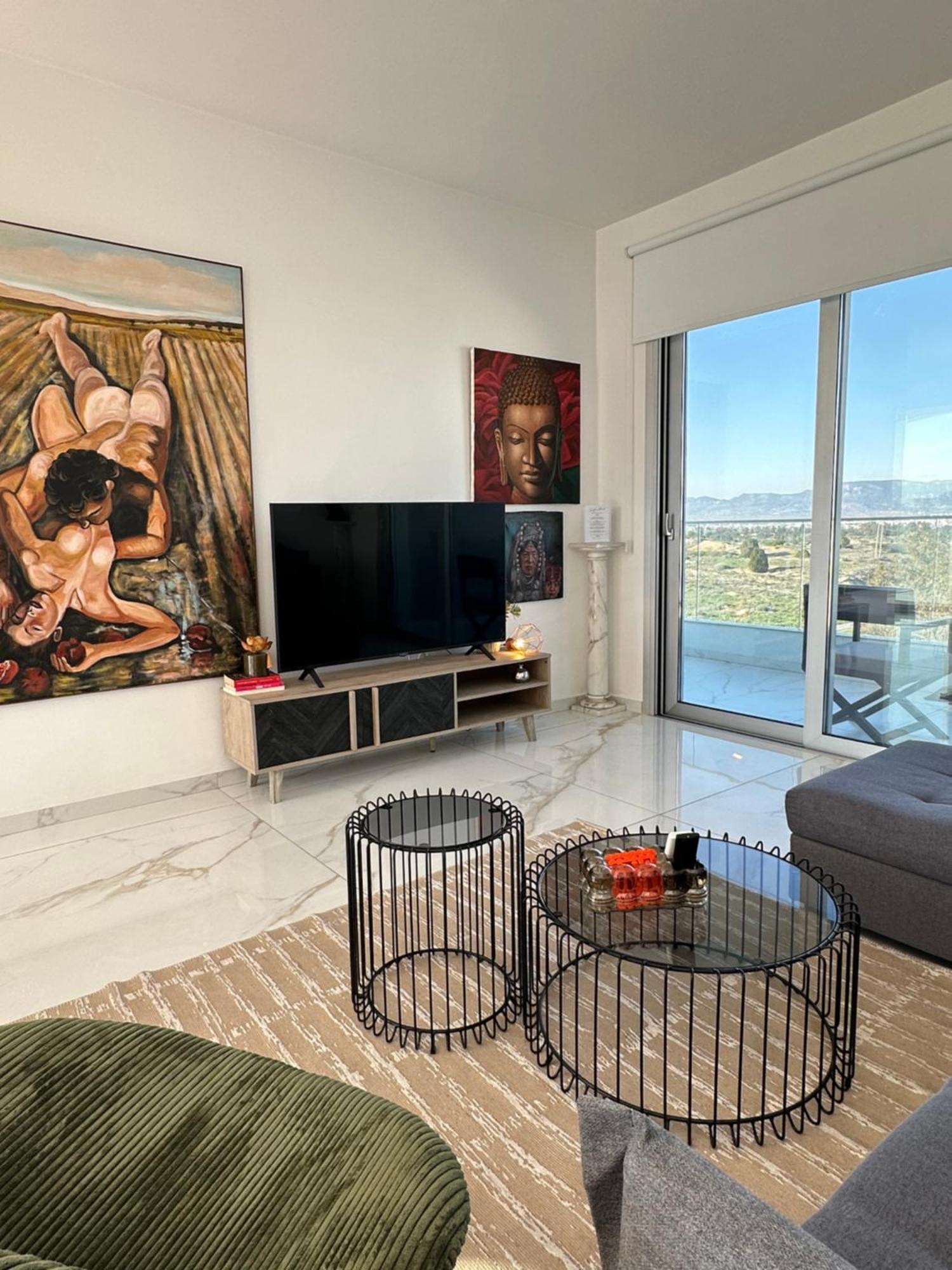 Luxury City Penthouse-Panoramic View-Near Unic Nikósie Exteriér fotografie